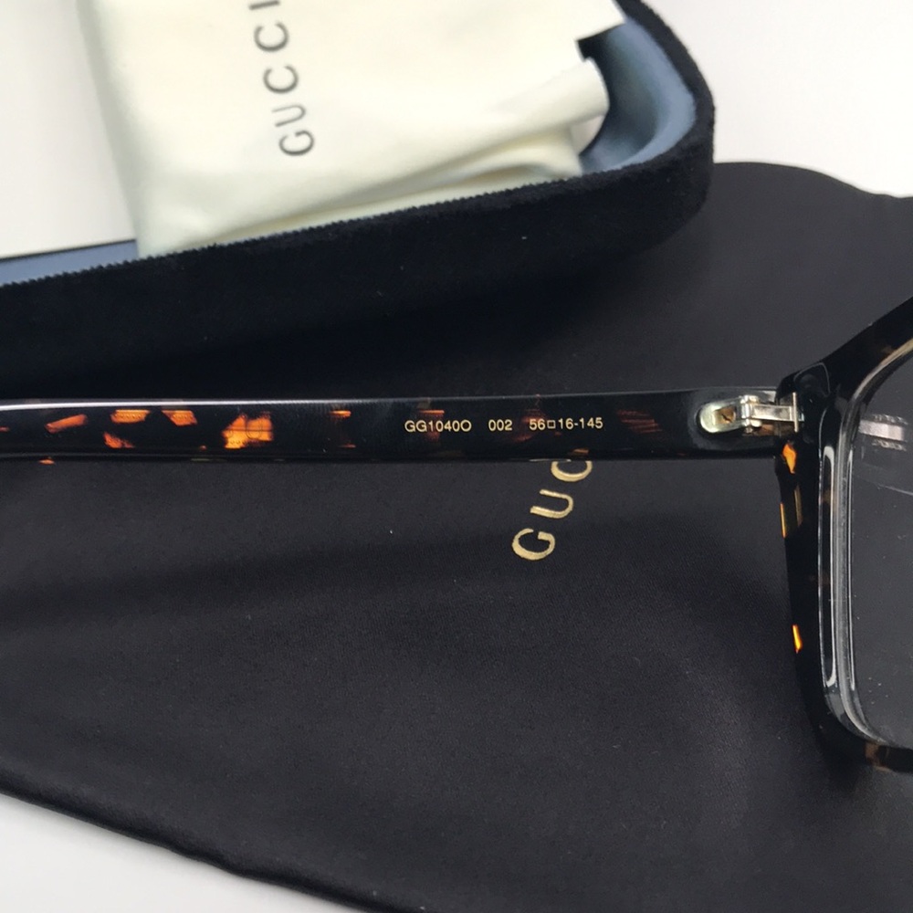 💯- New Authentic Gucci GG1040O 002 Oversized Eyeglasses - Picture 13 of 14